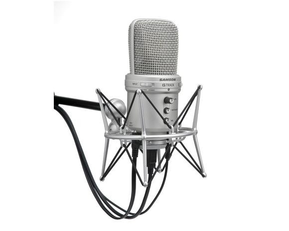 G-Track-beauty-display Samson G-Track USB Condenser Microphone with Audio Interface