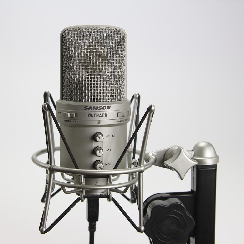 Samson G-Track USB Condenser Microphone with Audio Interface-4