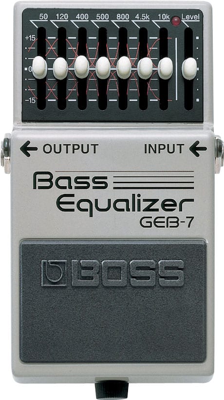 Boss GEB-7 Bass Equalizer Pedal in india Boss GEB-7 Bass Equalizer Pedal in india front