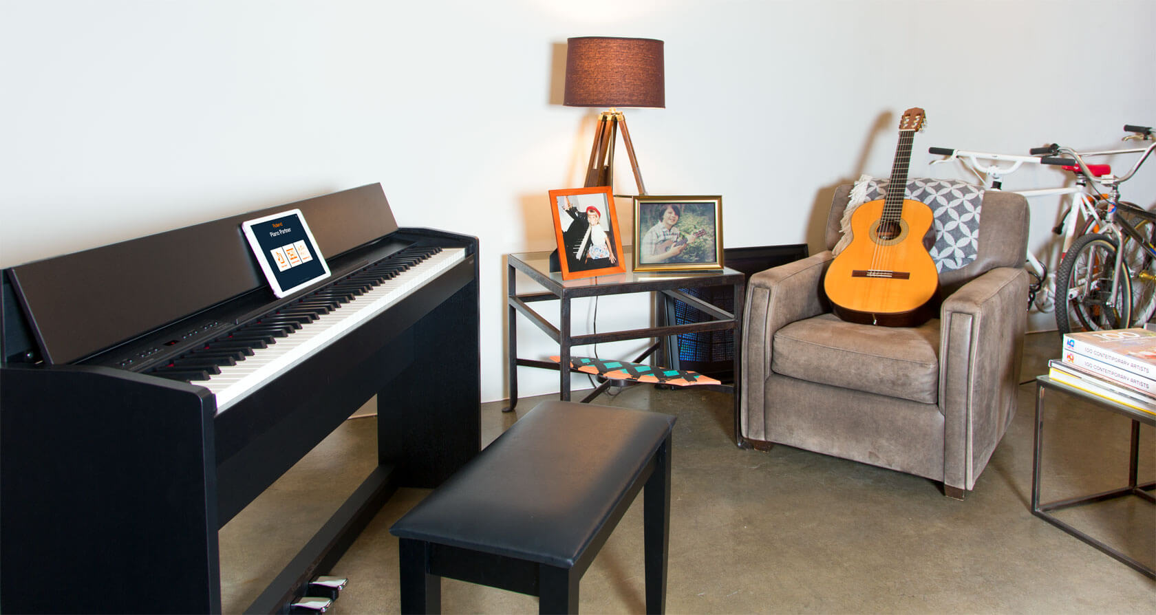 Roland F-130R Digital Piano in home
