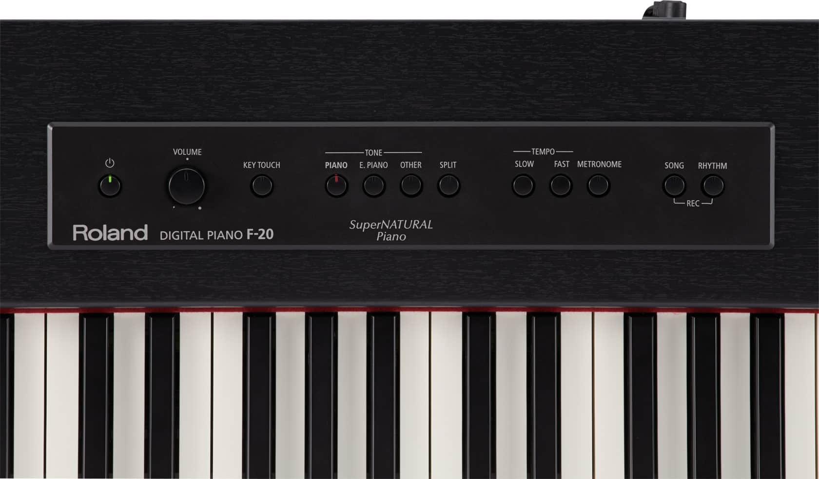Roland F-20 Digital Piano buttons
