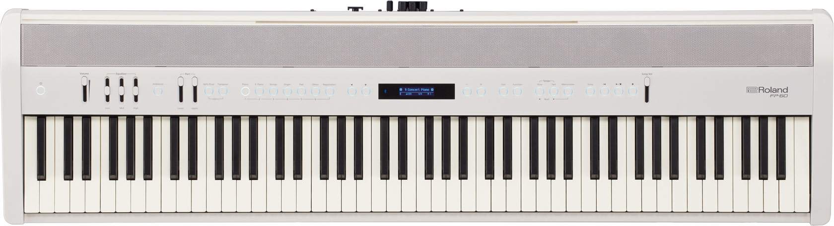 Roland FP-60 Digital Piano white front