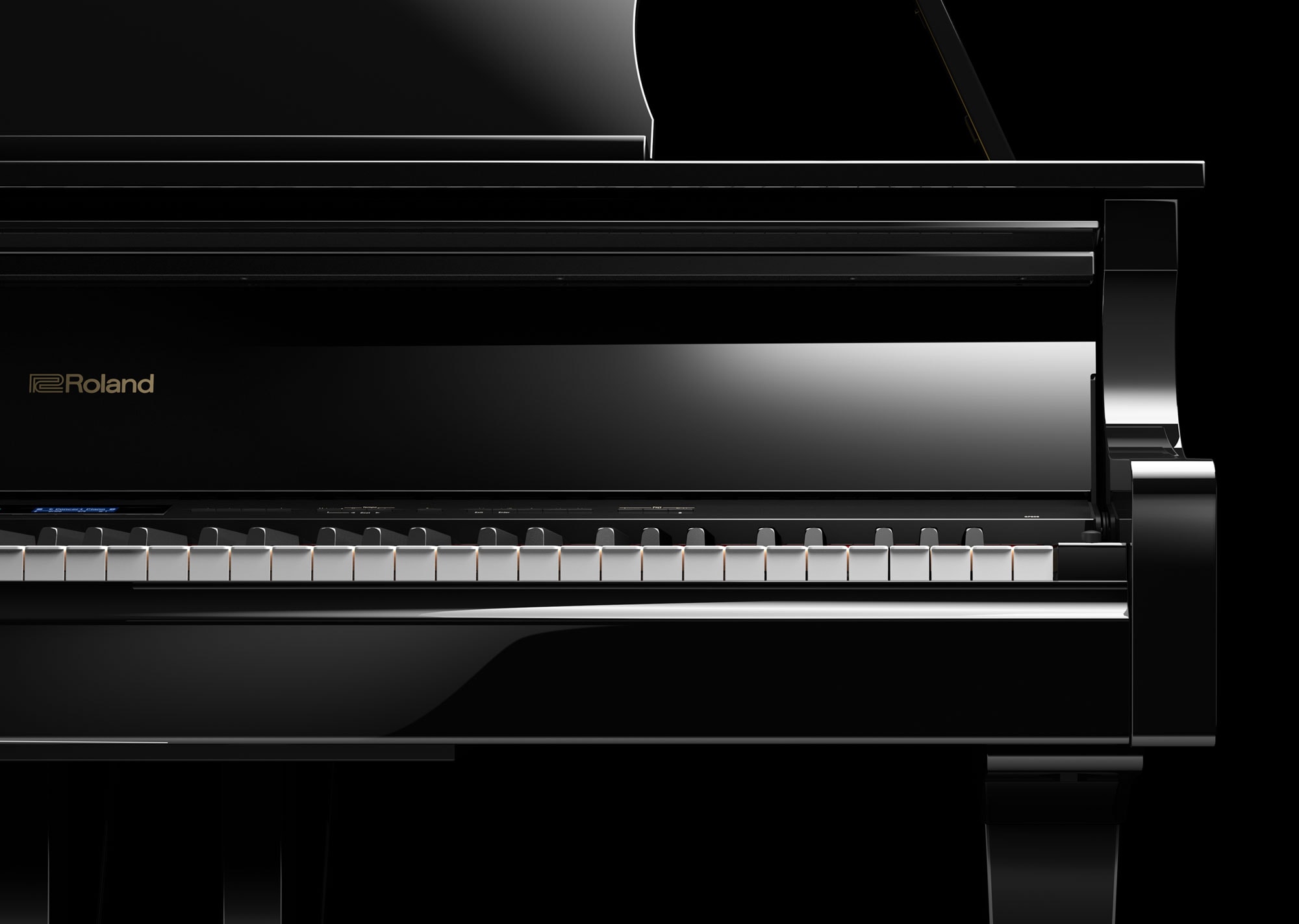 Roland GP-609 Digital Grand Piano keyys_1