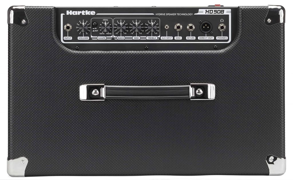 Hartke HD508 Bass Combo Amp top view