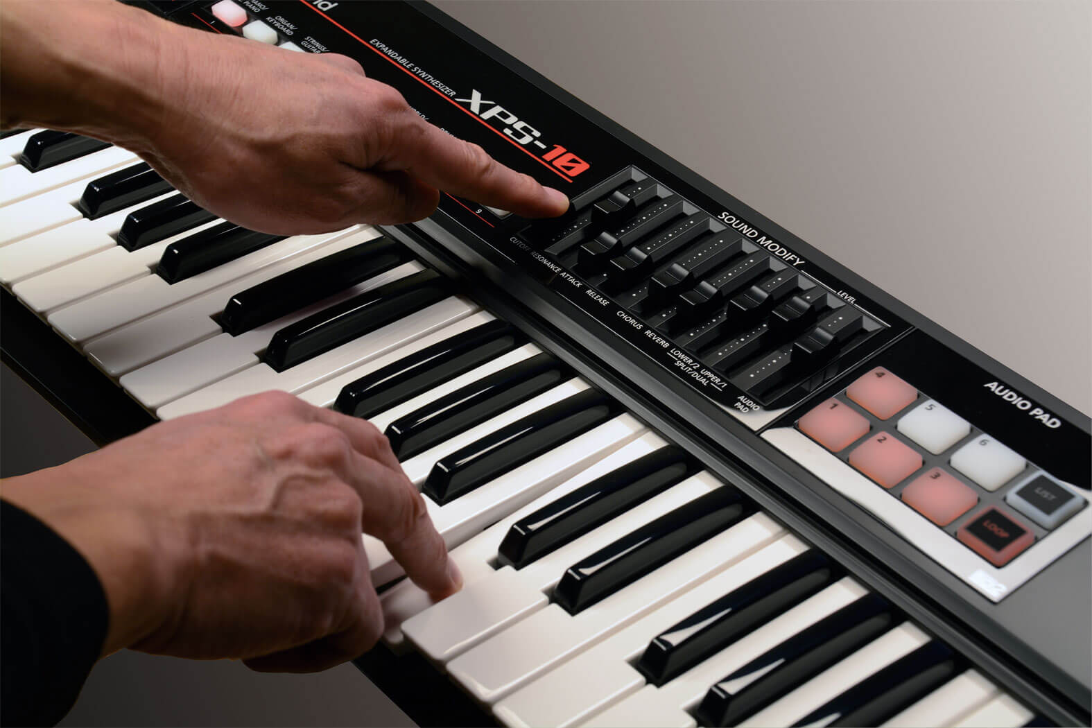 Playing Roland XPS-10 Expandable Synthesizer