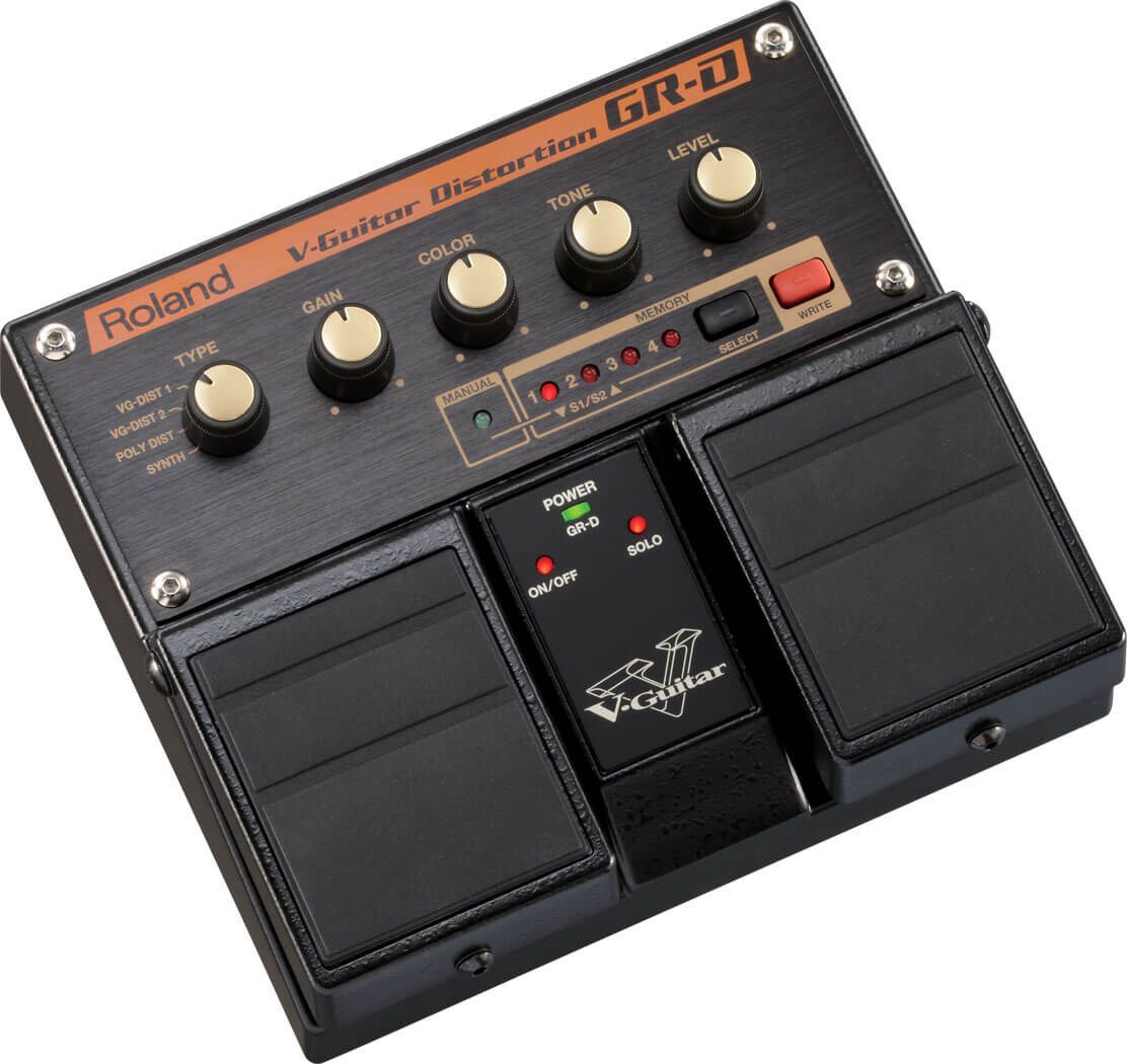Roland GR-D V-Guitar Distortion Pedal angle Roland GR-D V-Guitar Distortion Pedal angle