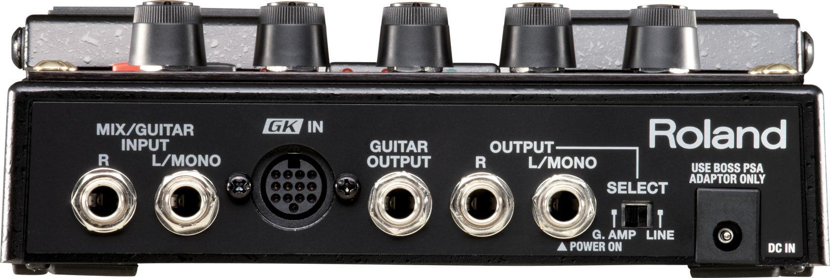Roland GR-D V-Guitar Distortion Pedal inputs