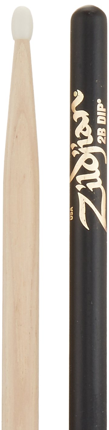 Zildjian 2BND 2b Nylon Tip Dip Drumsticks 2
